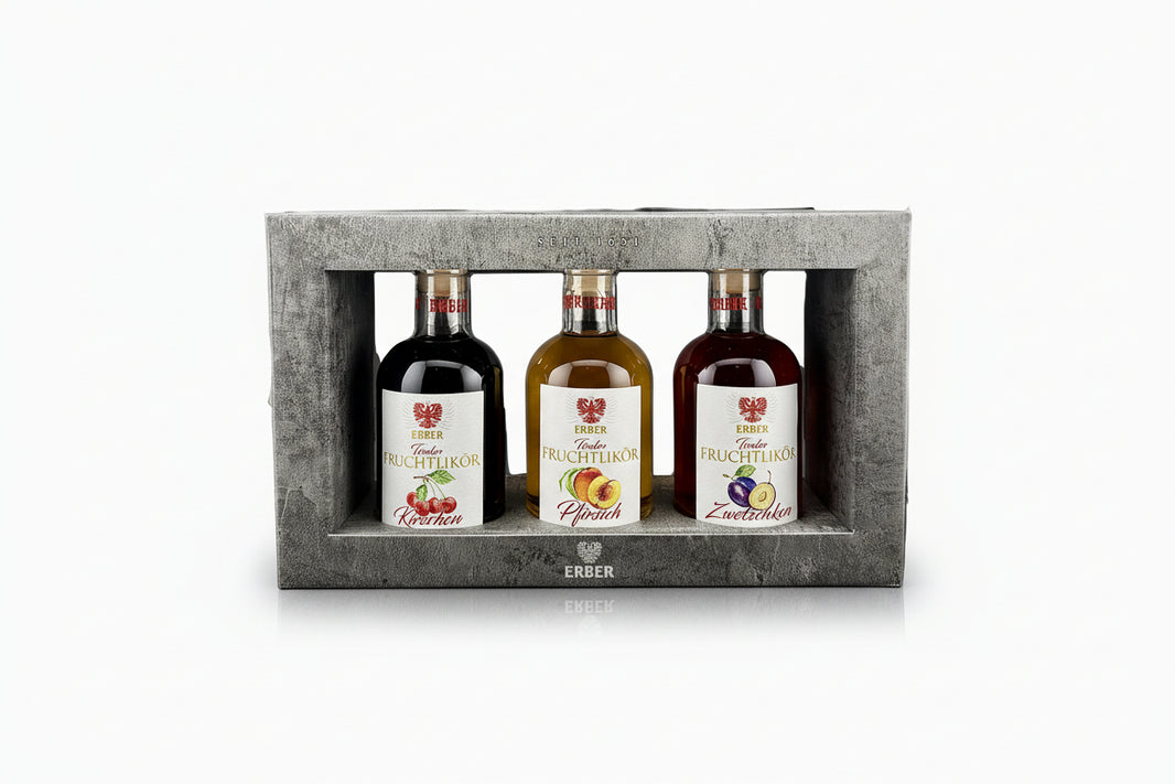 Geschenkset Frucht-Likör Variationen 3 x 0,2 L