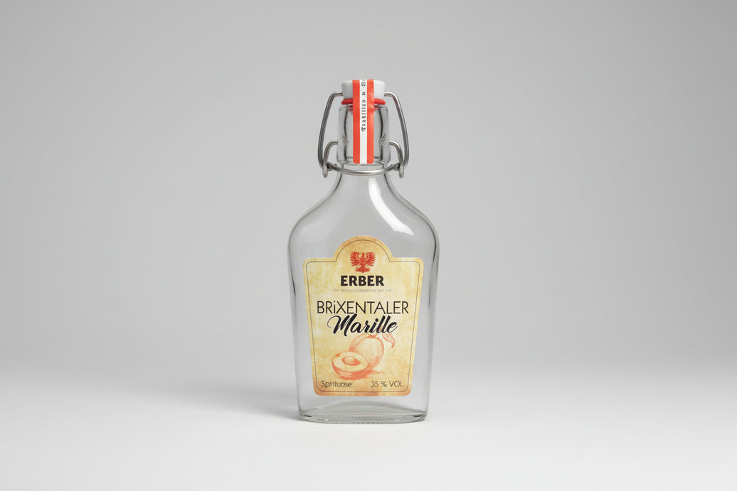 Brixentaler Marillenspirituose 35% - Flachmann - 200 ml