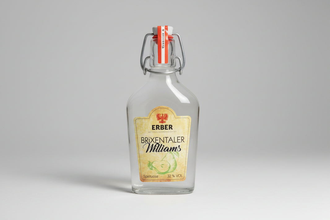 Williamsbirn Spirituose+Destillat 32% - Flachmann - 200 ml