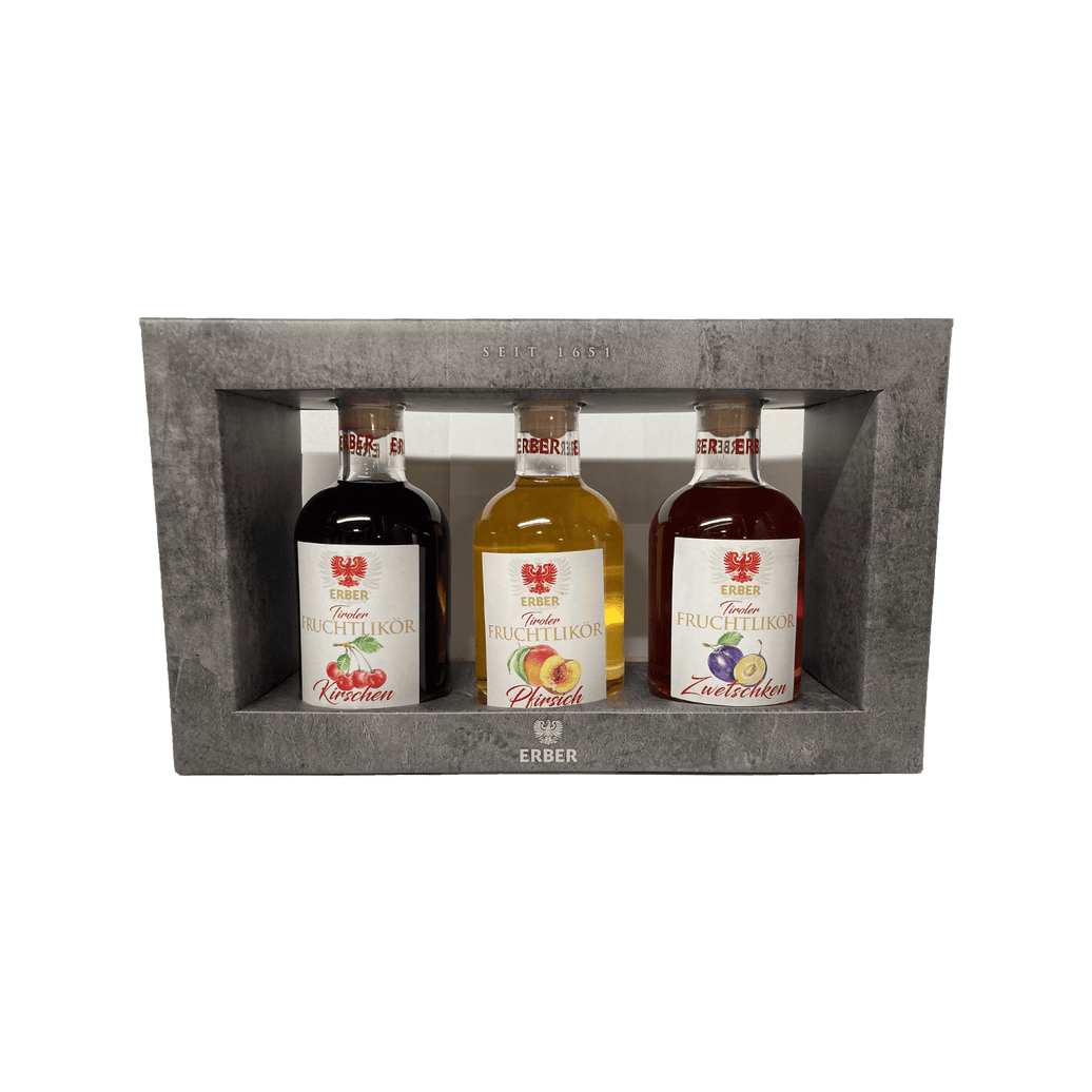 Geschenkset Frucht-Likör Variationen II - 3 x 0,2 L