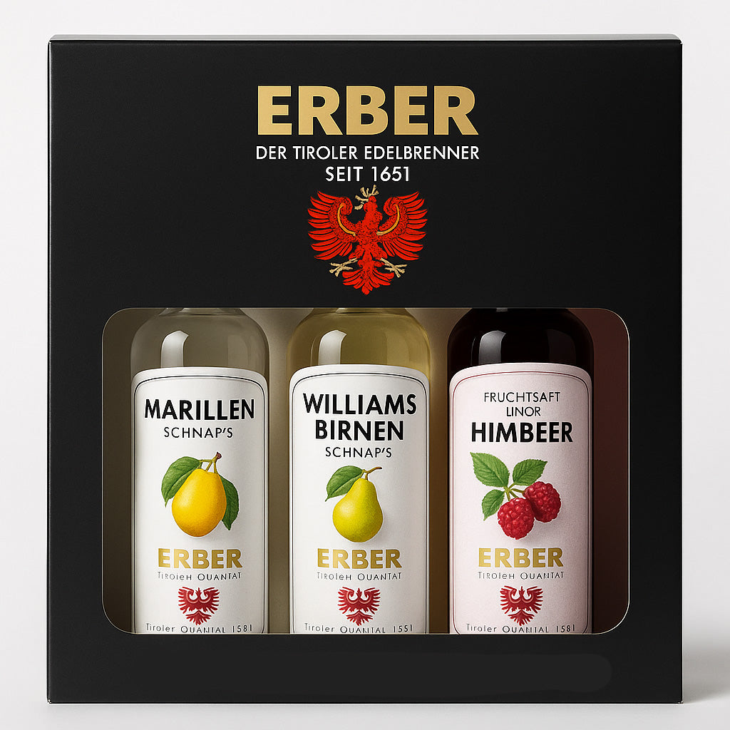 Erber 3 x 2cl Schnaps Newsletter Geschenk