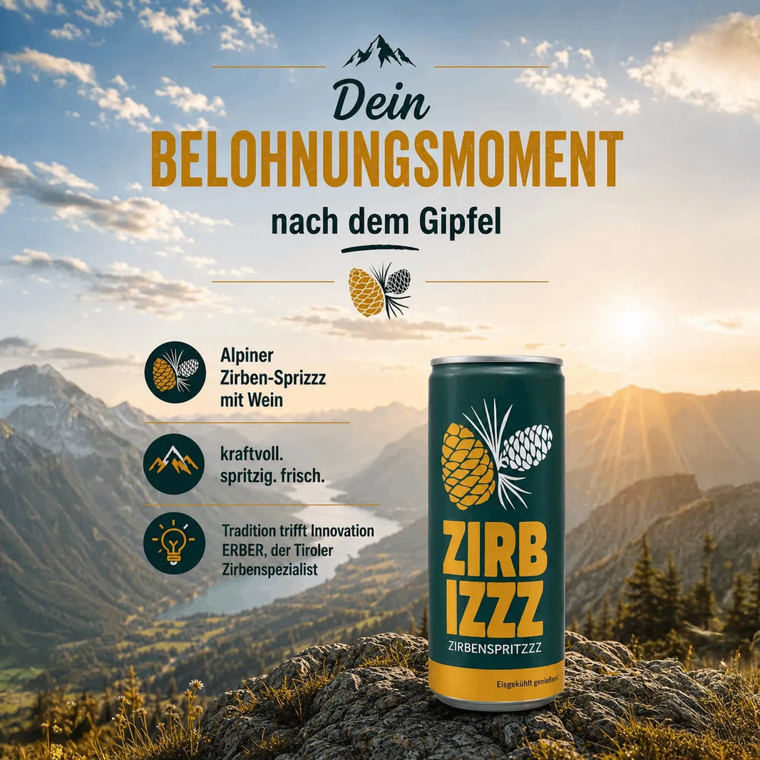Zirbizzz - Zirben Spritzer - 12er Tray