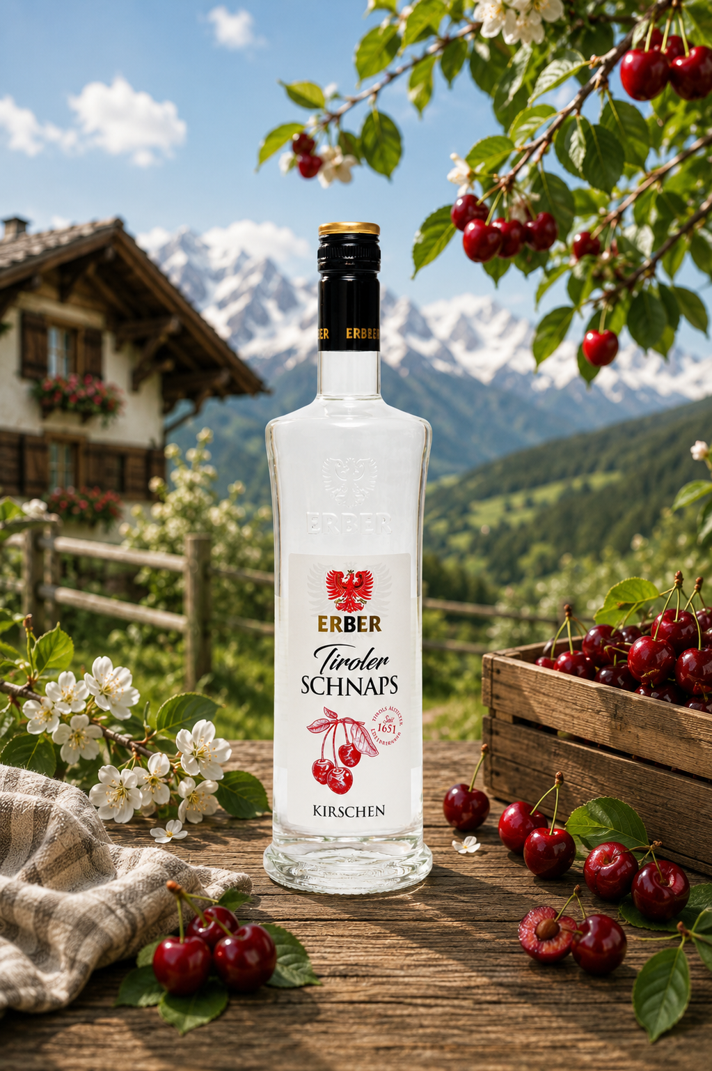 Kirschen Schnaps 38%