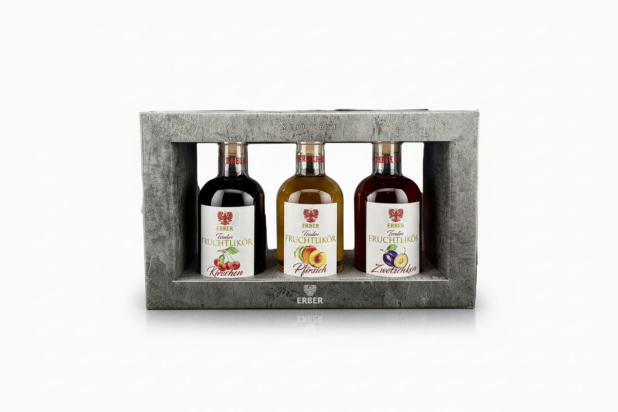 Geschenkset Frucht-Likör Variationen  3 x 0,2 L