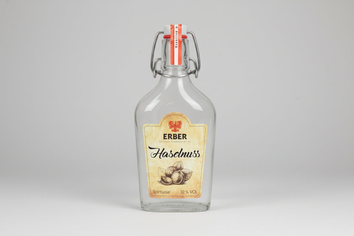 Haselnuss Spirituose 32% - Flachmann - 200 ml