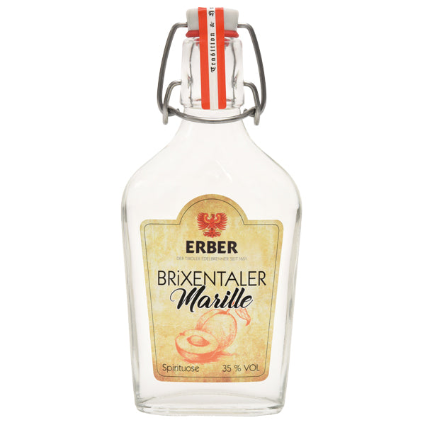 Brixentaler Marillenspirituose 35% - Flachmann - 200 ml
