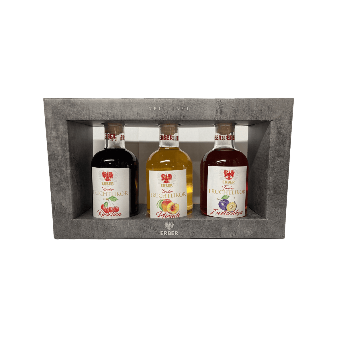 Geschenkset Frucht-Likör Variationen II - 3 x 0,2 L