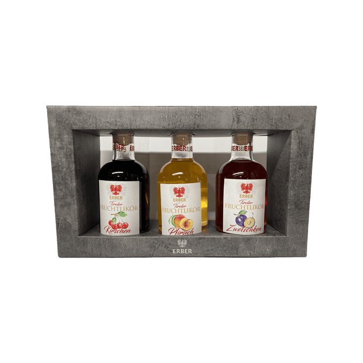 Geschenkset Frucht-Likör Variationen II - 3 x 0,2 L