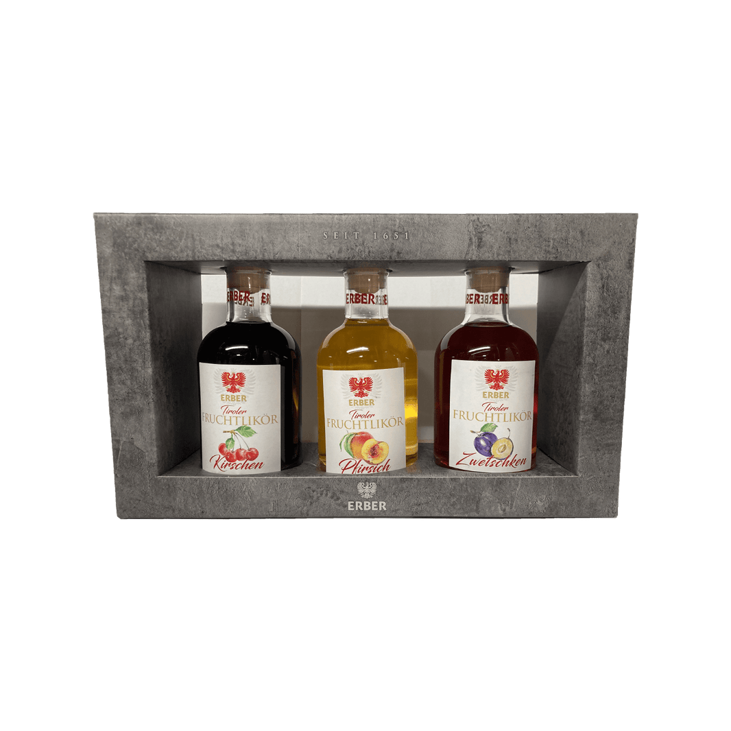 Geschenkset Frucht-Likör Variationen II - 3 x 0,2 L