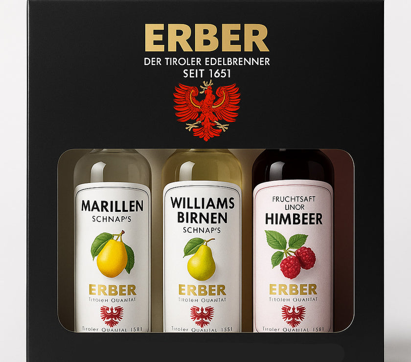Erber 3 x 2cl Schnaps Newsletter Geschenk