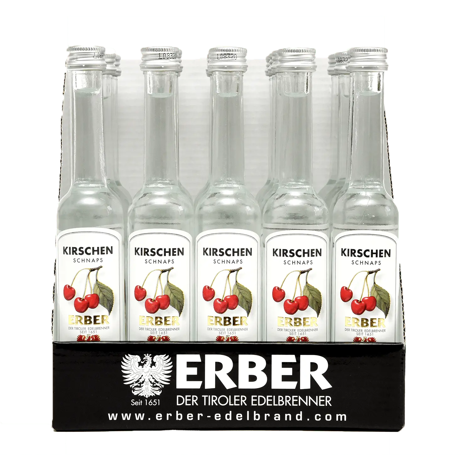 Kirschen Schnaps 38 % - 20x4cl